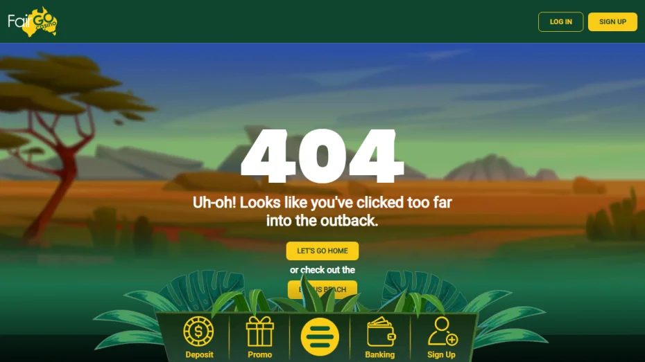 Fair Go Casino NDB Codes